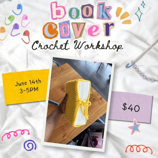 Book Cover Crochet Workshop June 14th