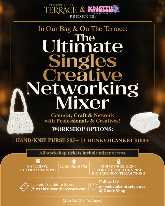 DALLAS In Our Bag & Chunky Knit Blanket Workshop