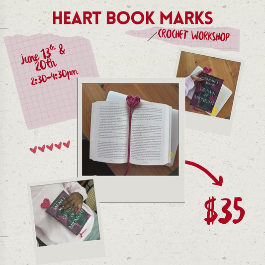 Crochet Book Marks June 13th and/or June 20th
